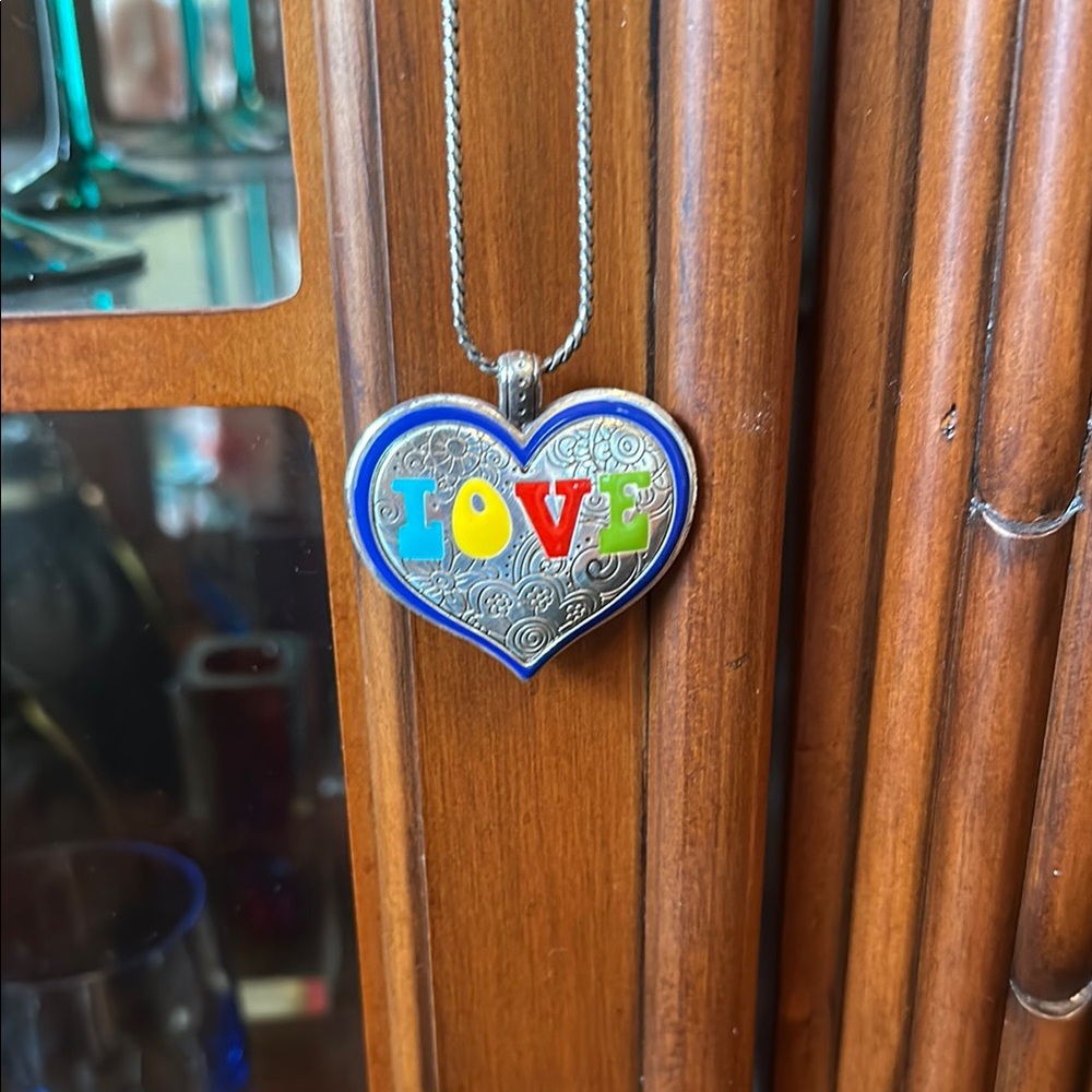Brighton Multicolor Heart Pendant Necklace